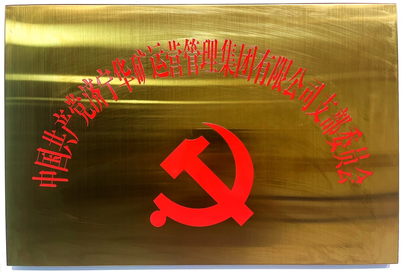 熱烈祝賀中共華礦集團支部委員會正式掛牌！